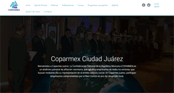 Desktop Screenshot of coparmexjuarez.org
